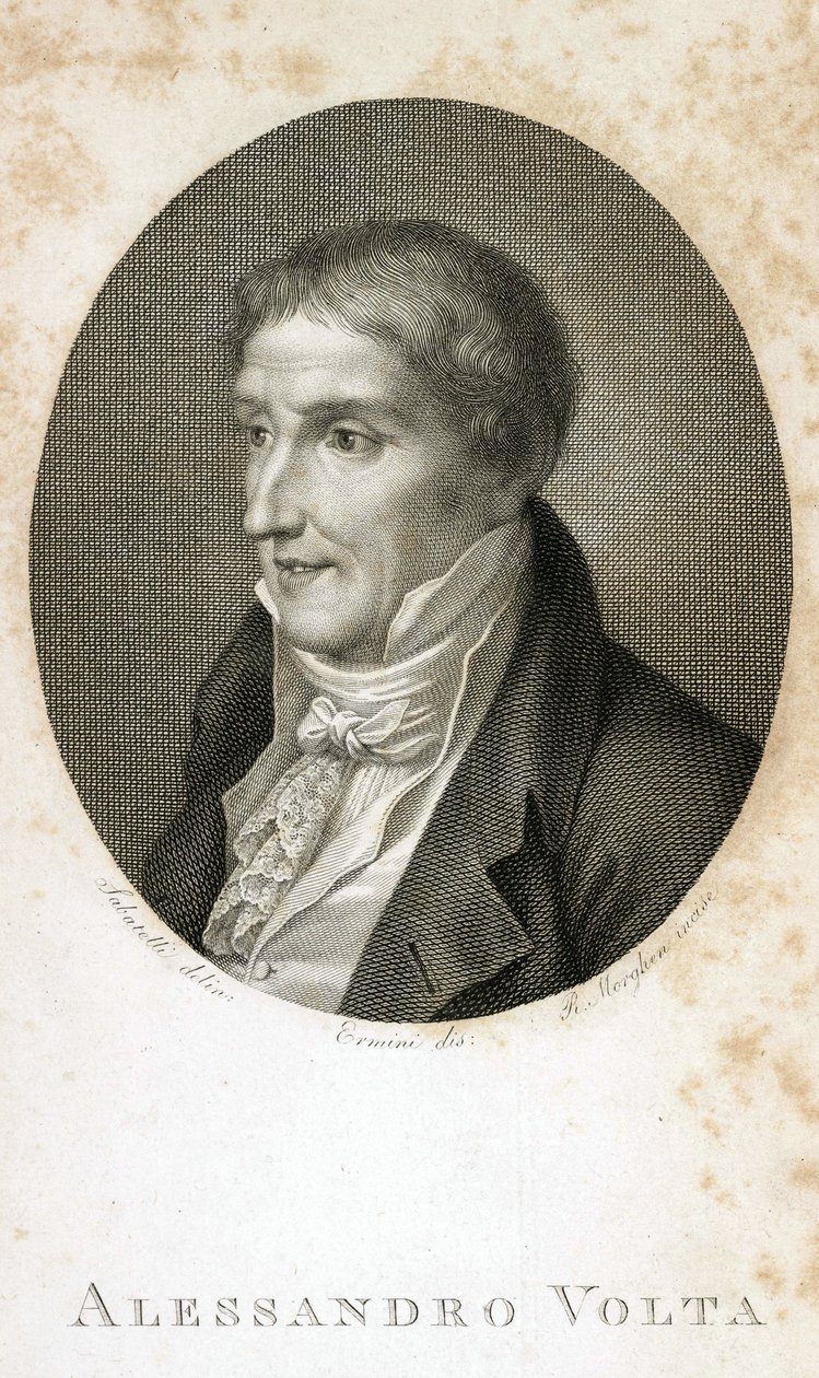 Alessandro Volta (Graf Alessandro Giuseppe Anastasio Volta) von Unbekannt
