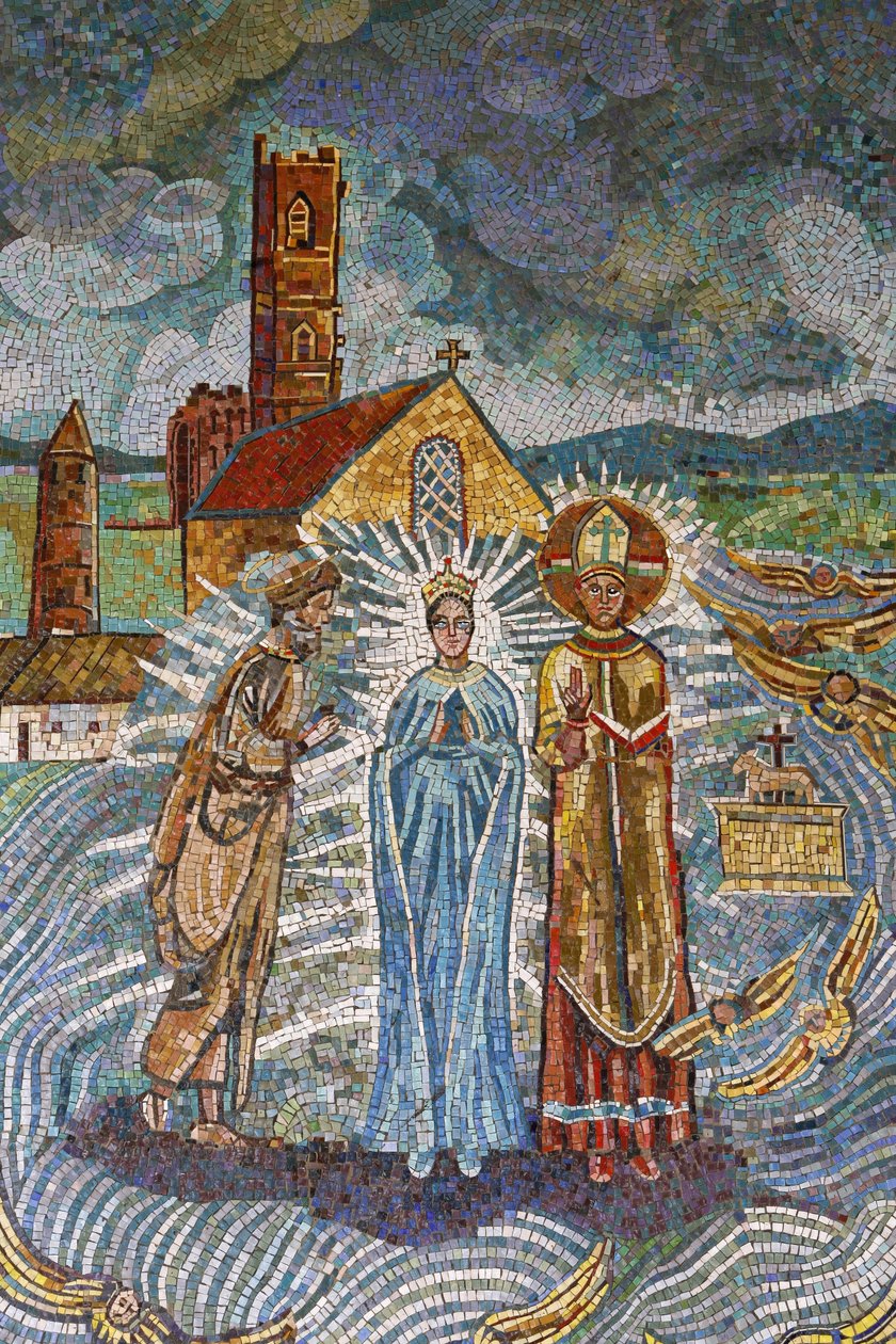 Verkündigungsbasilika: Irisches Mosaik, Nazareth, Israel von Unbekannt