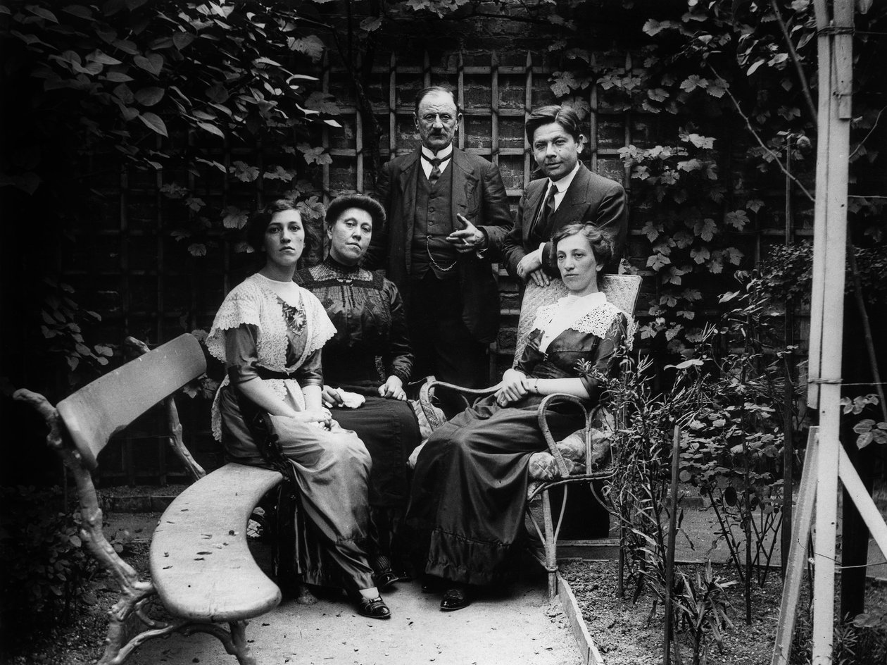 Bourgeois-Familie vor 1914 von Unbekannter Künstler