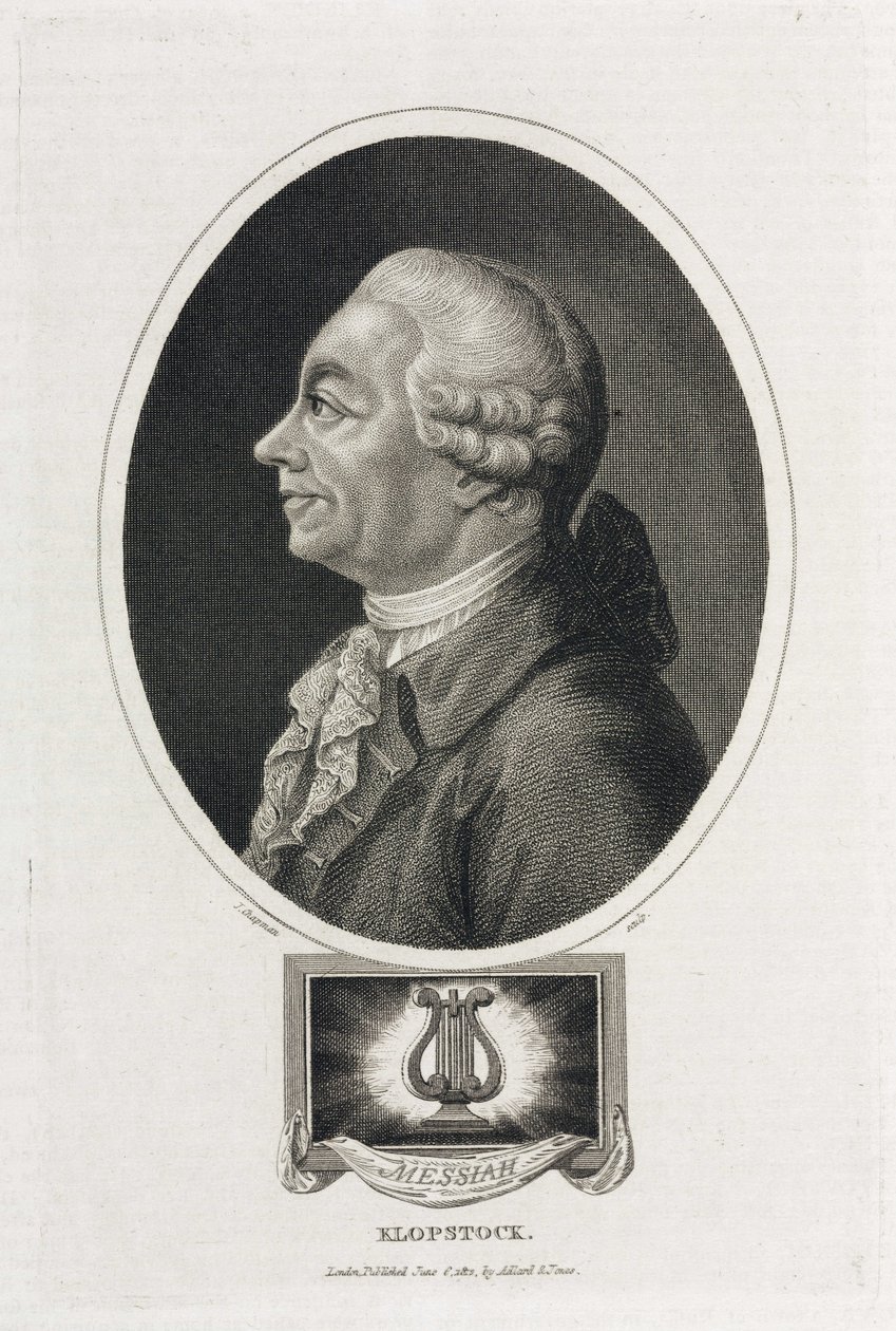Friedrich Gottlieb Klopstock, deutscher Dichter von Unbekannt