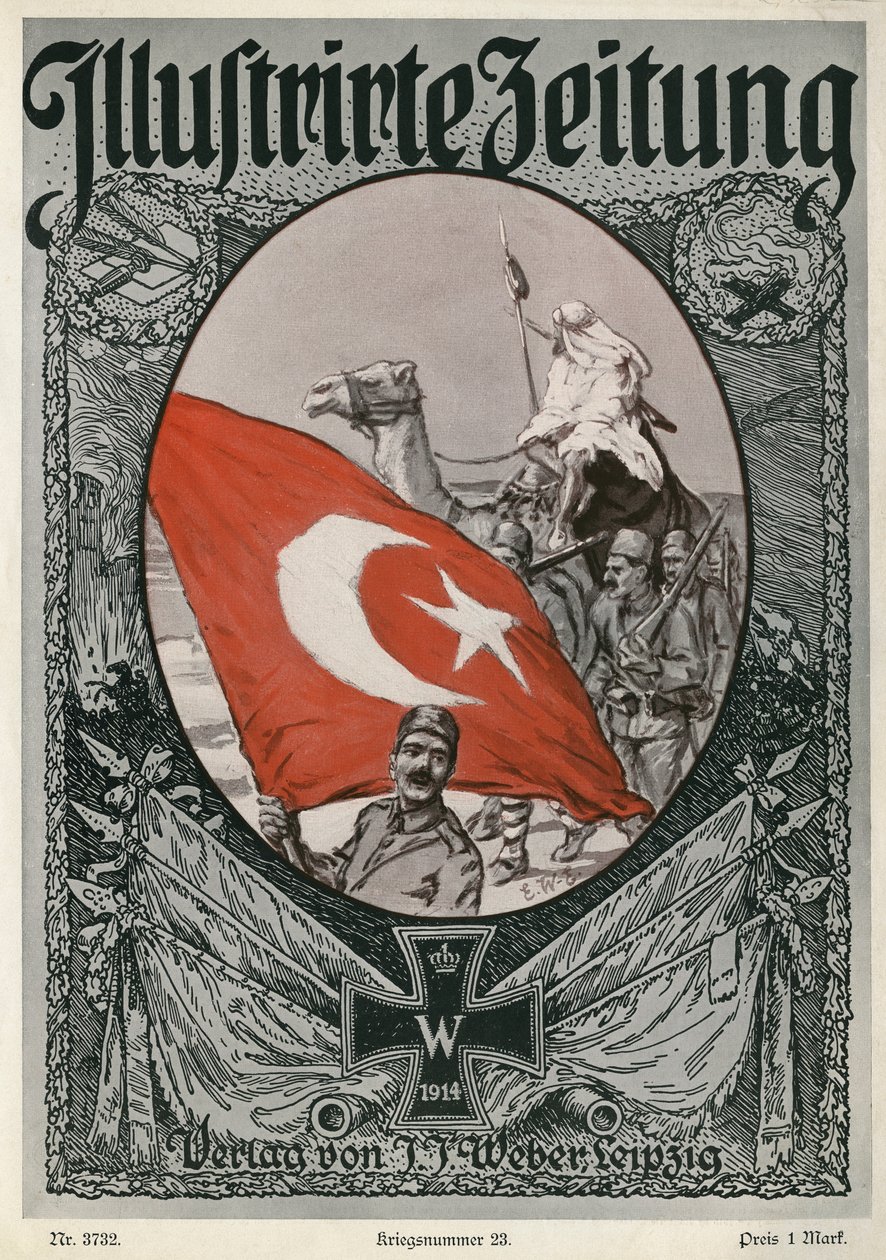 Illustrirte Zeitung: Titelseite, 7. Januar 1915 von Unbekannter Künstler
