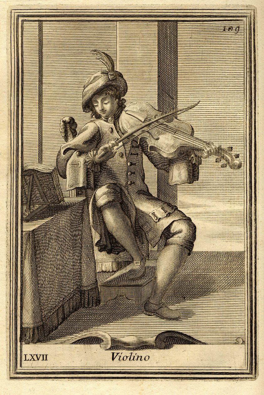 In „Gabinetto Armonico“ von Filippo Bonanni, Rom von Unbekannter Künstler