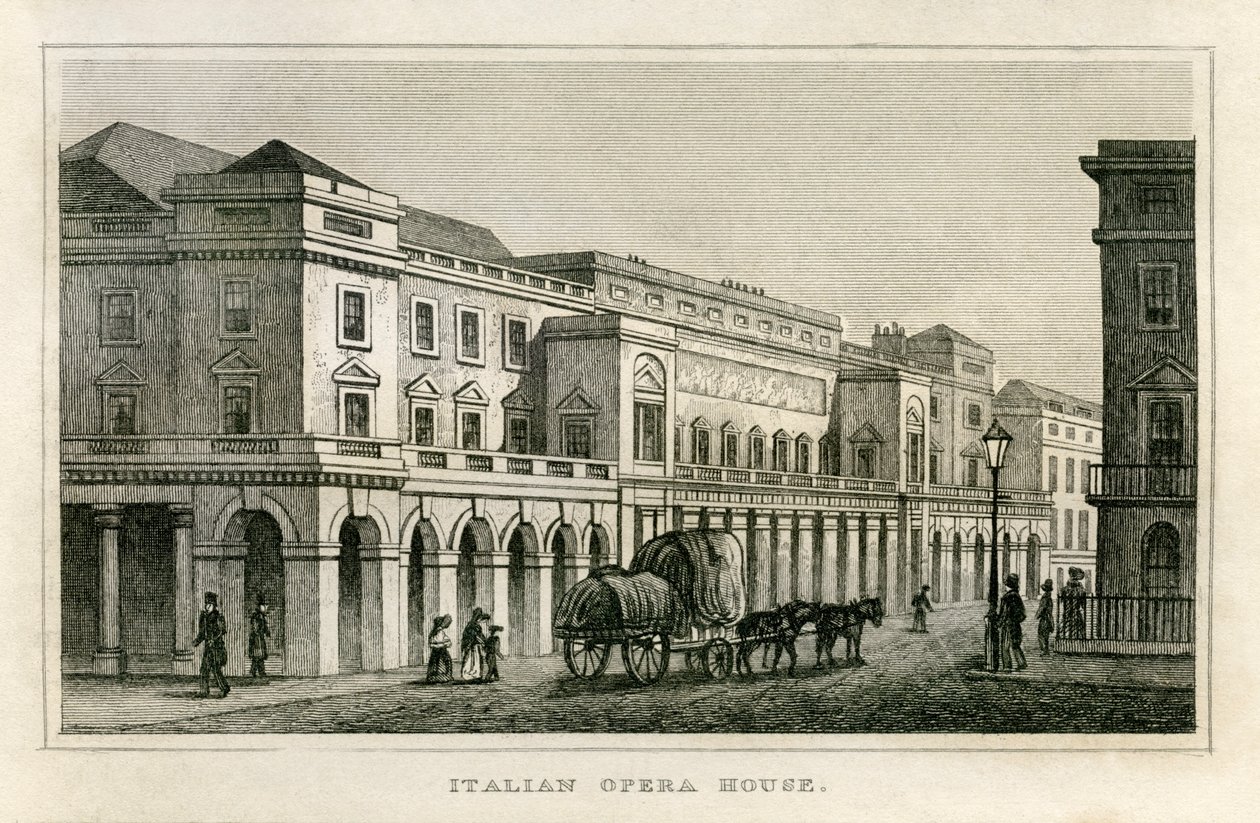 Italienisches Opernhaus, Haymarket von Unbekannt