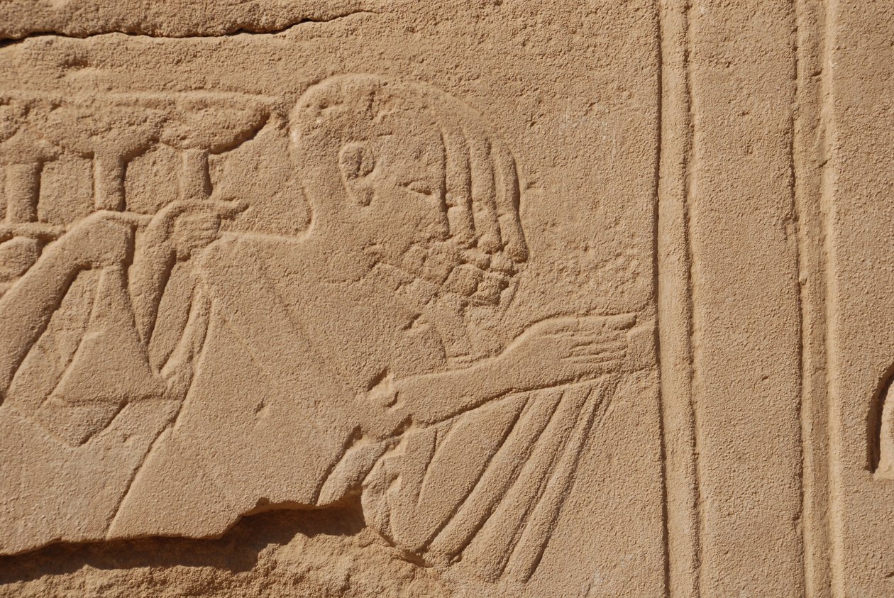 Mehrere Köpfe, Karnak, Luxor, Ägypten von Unbekannt