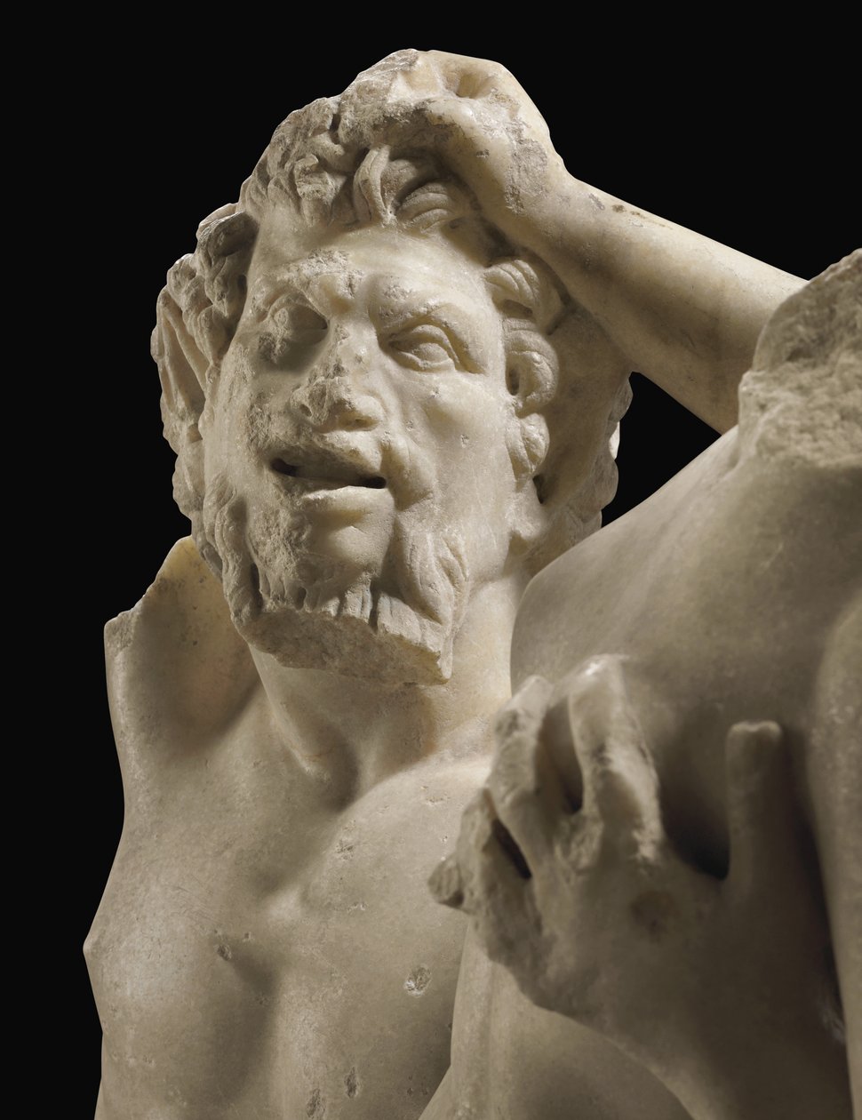 Pan und Hermaphrodit, ca. 1. Jahrhundert n. Chr. von Unbekannt