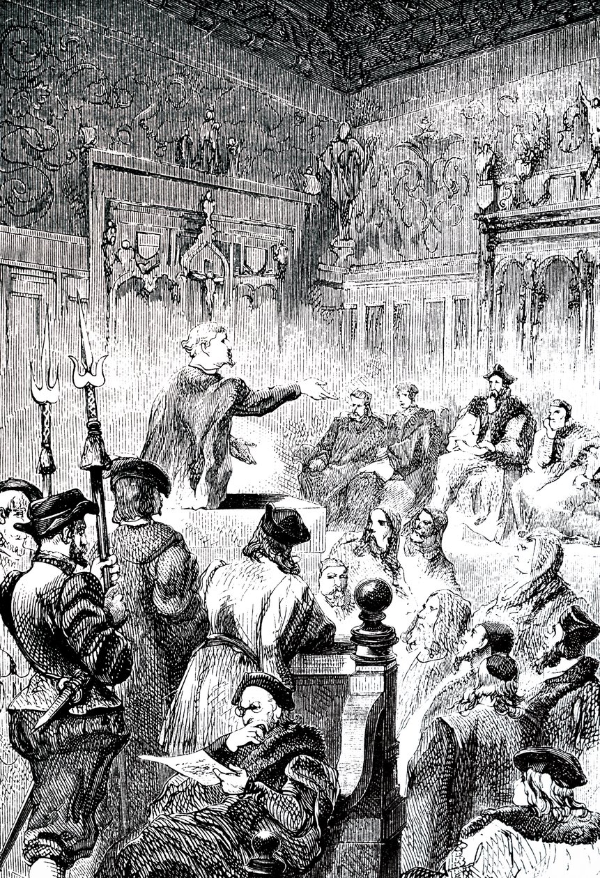 Paracelsus plädiert seinen Fall von Unbekannt