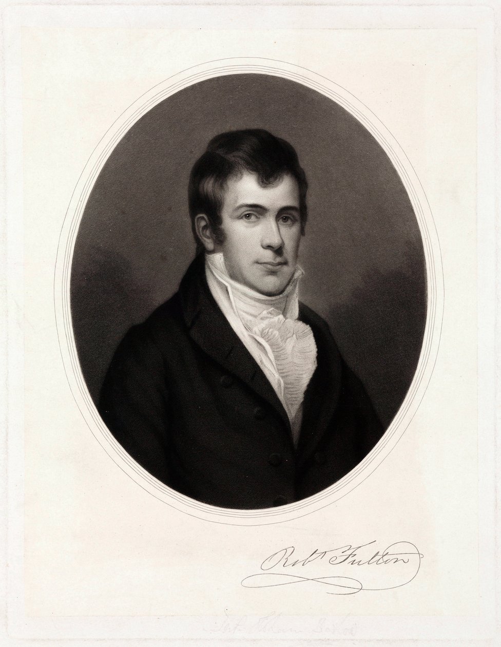 Robert Fulton, amerikanischer Erfinder, um 1800 von Unbekannt