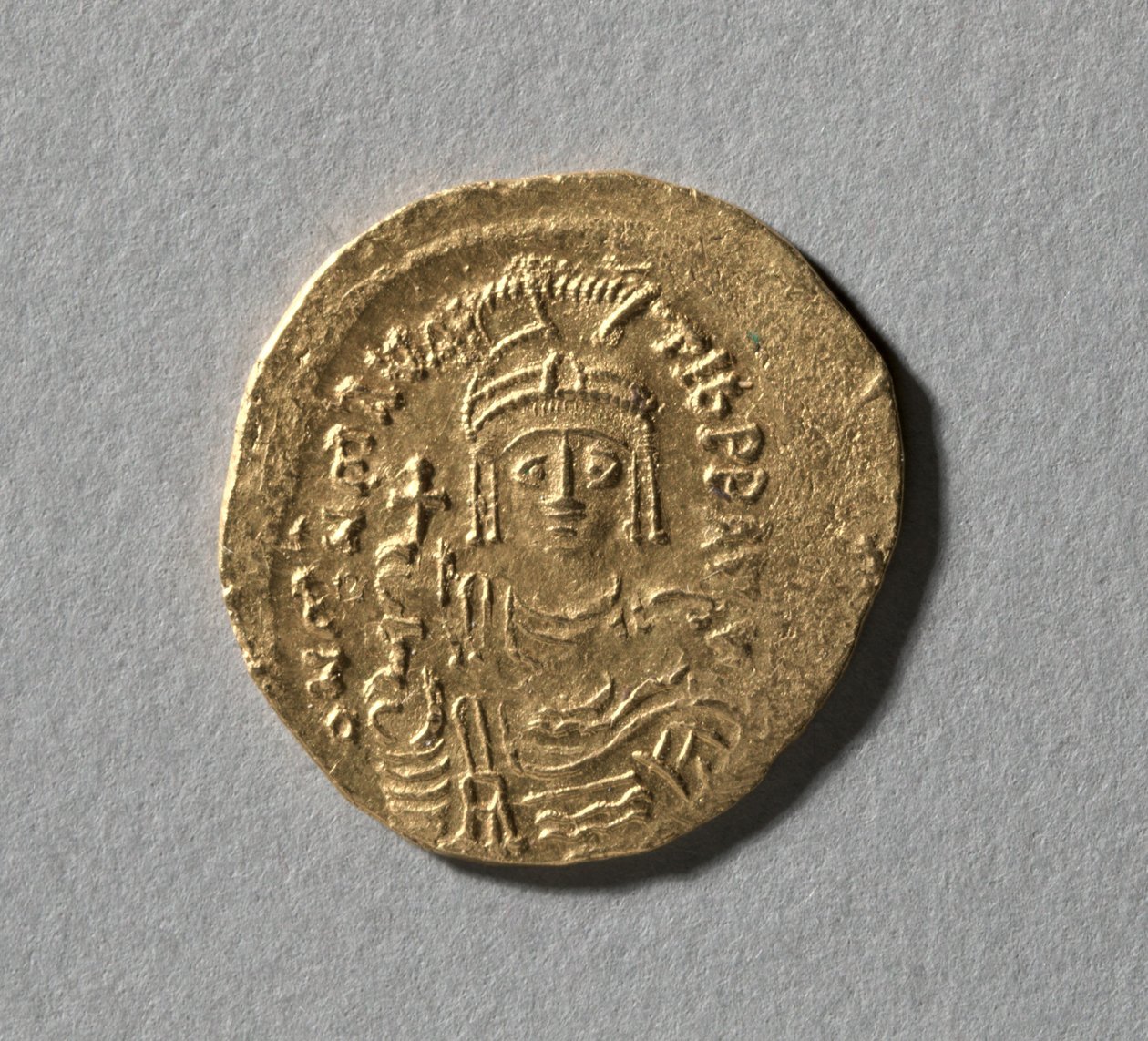 Solidus von Maurice Tiberius, 583-602 von Unbekannt