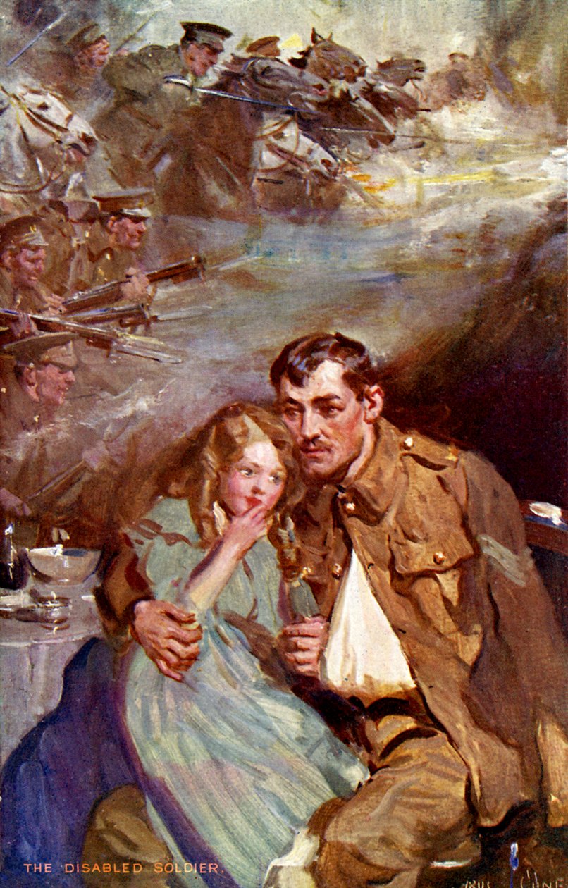 Der behinderte Soldat von Unbekannter Künstler