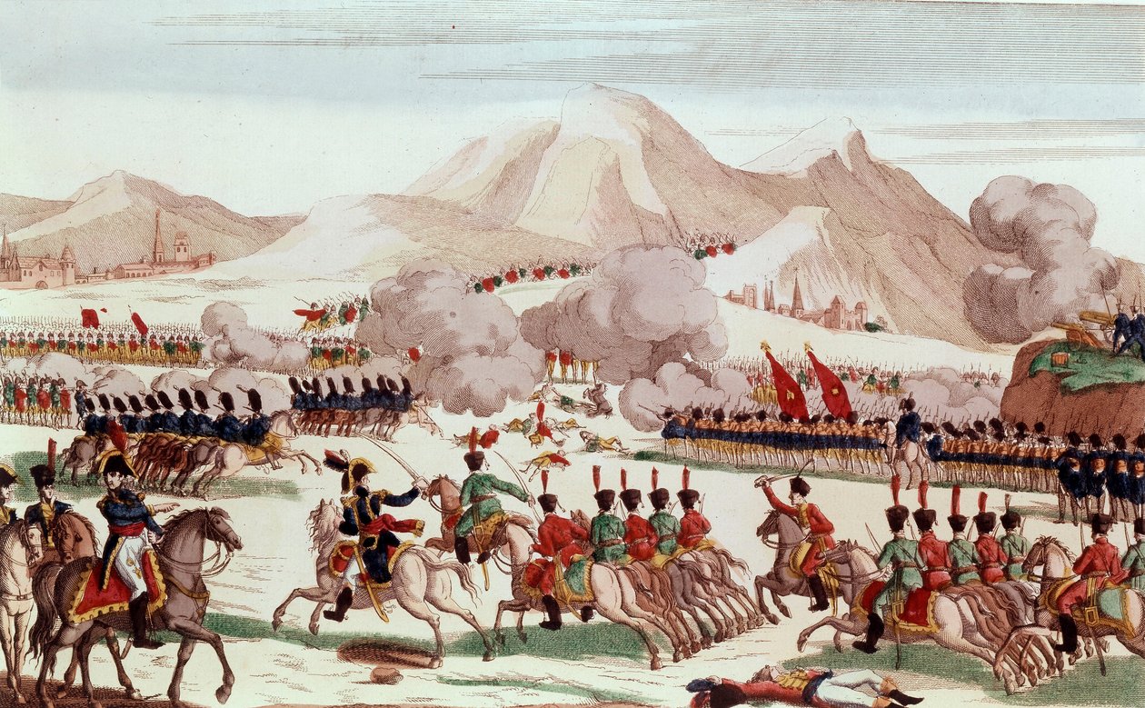 Schlacht von Tudela am 23. November von Unbekannter Künstler