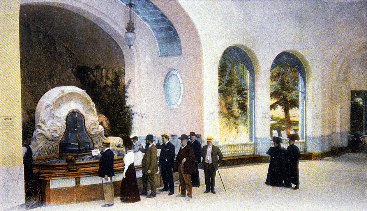 Vichy, Célestins-Quelle, ca. 1910 (Postkarte) von Unbekannter Künstler