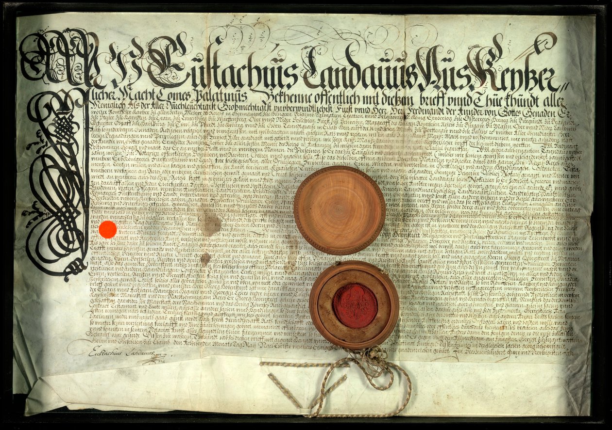 Österreichisches Adelsdiplom von Unidentified