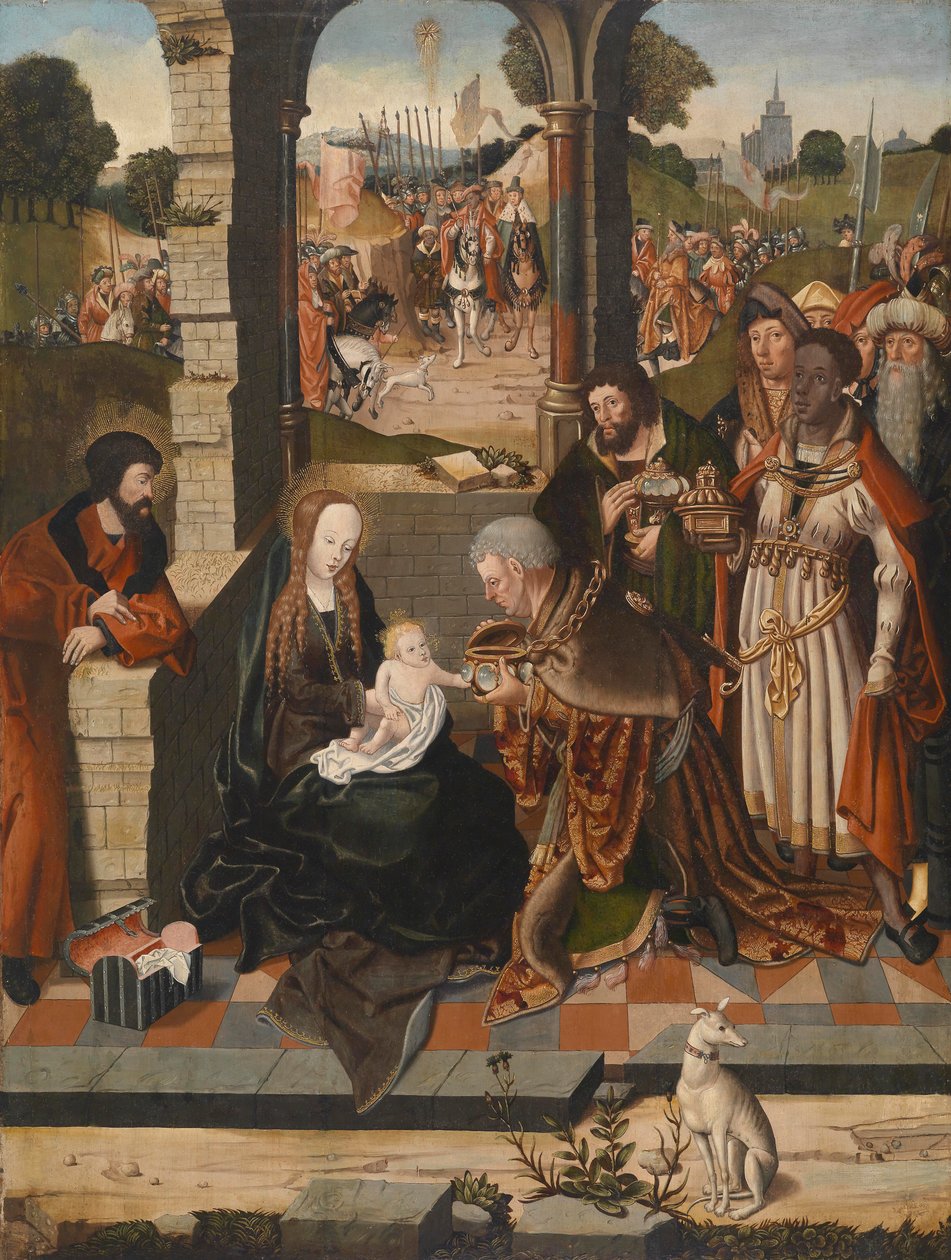 Die Anbetung der Könige von Unknown