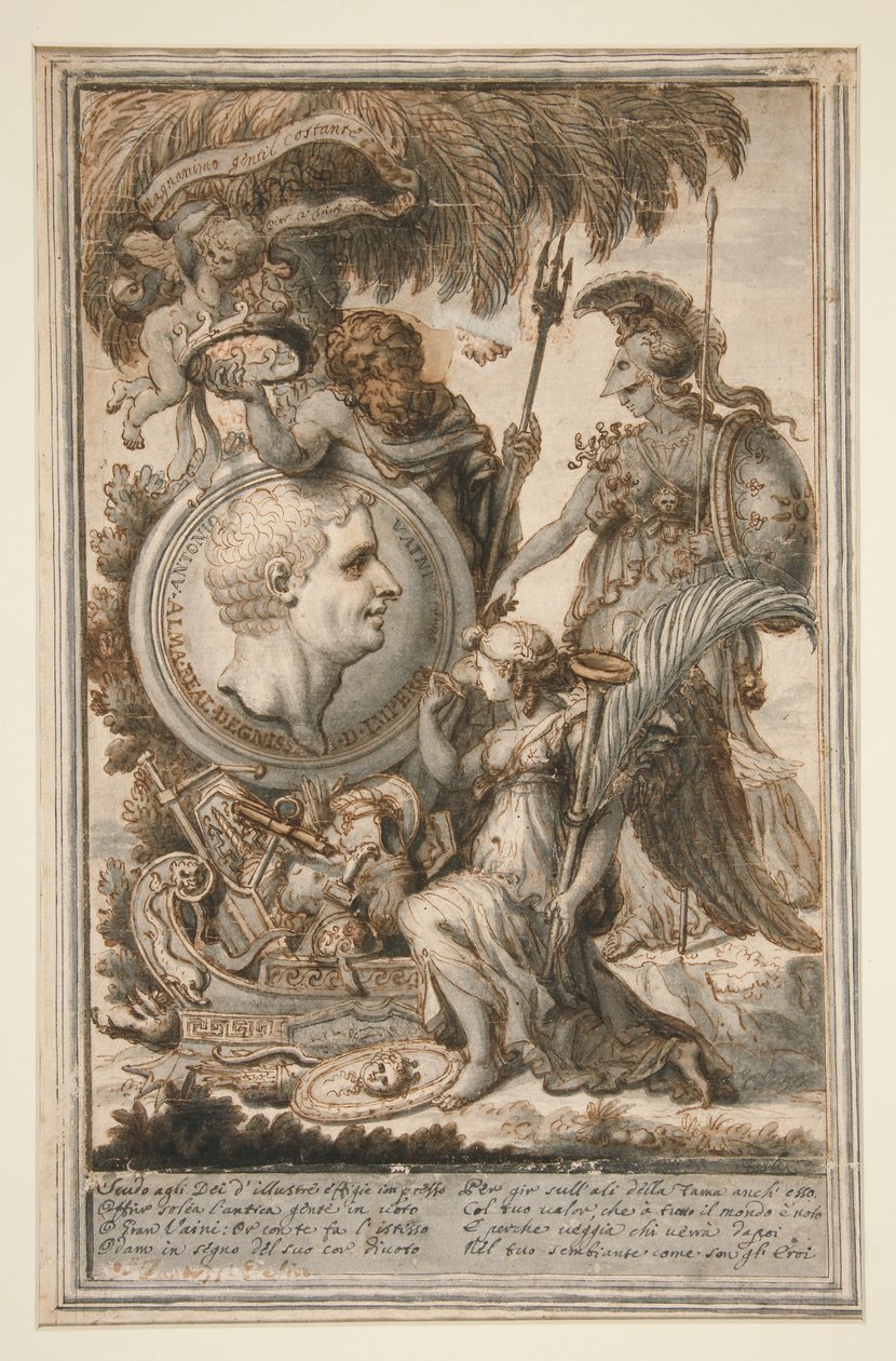 Allegorie zu Ehren von Antonio Vaini von Unknown