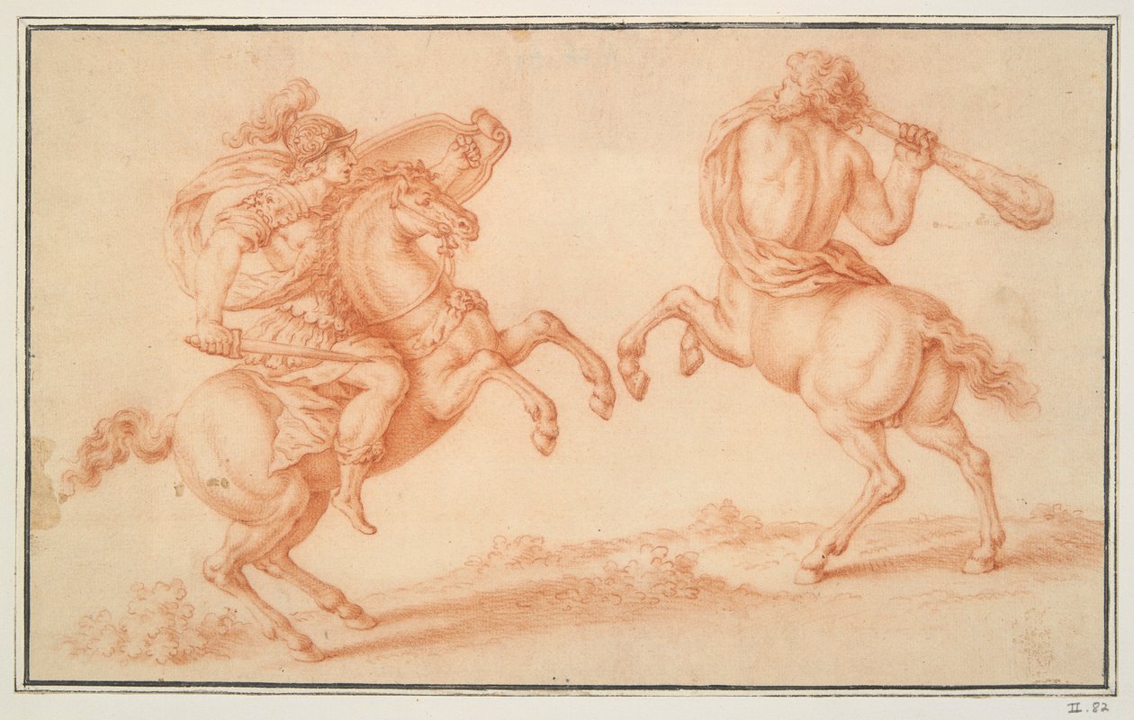 Zentaur und Amazone von Unknown