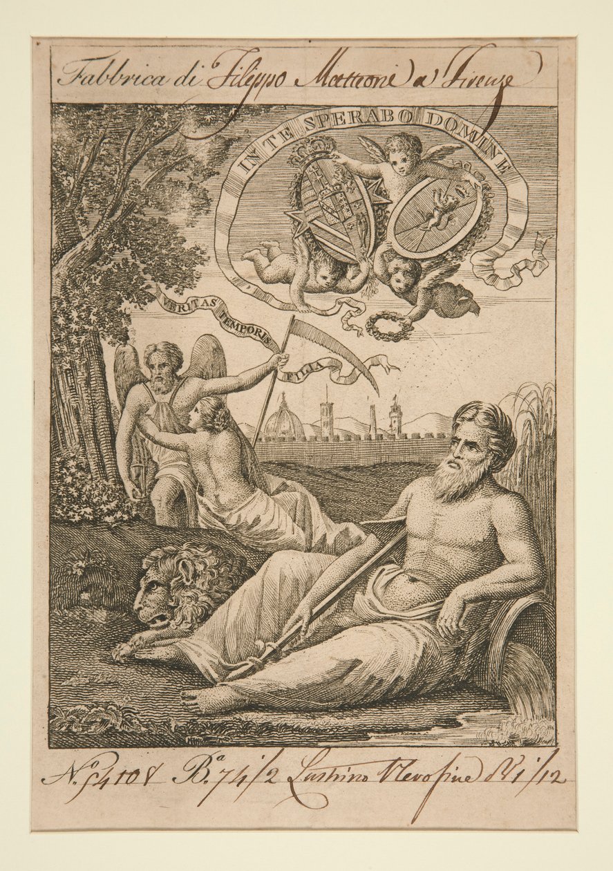 Klassische Figuren in Landschaft von Unknown