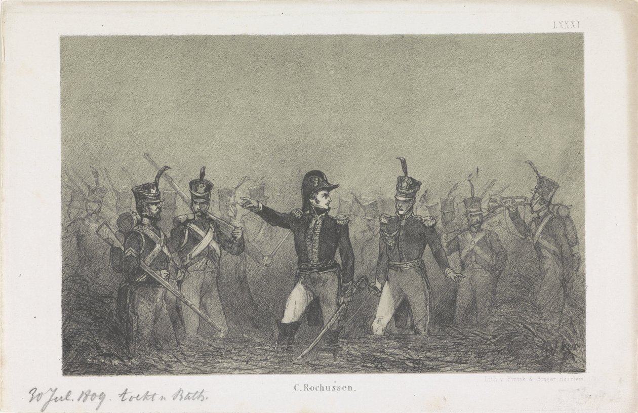 Expedition nach Fort Bath, 1809 von Unknown