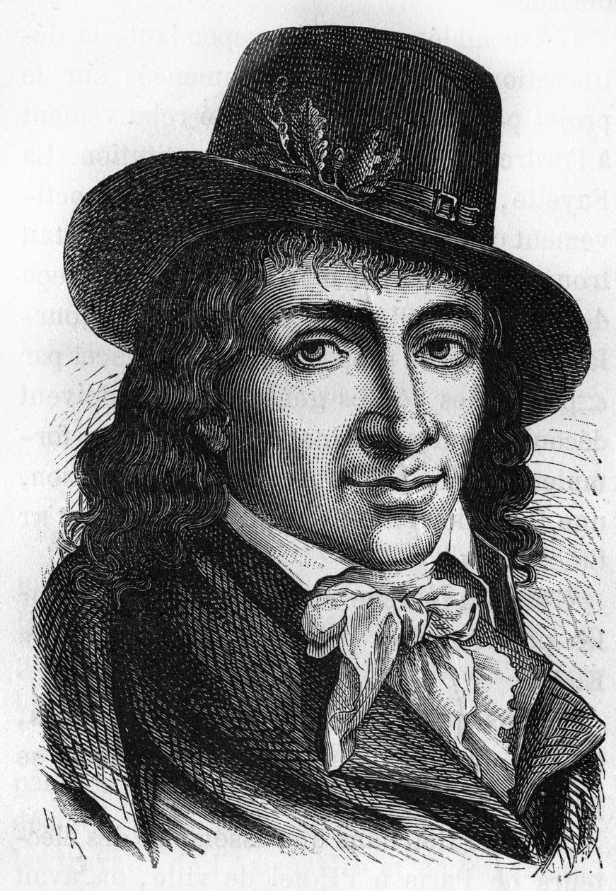 Camille Desmoulins (1760-1794), französischer Publizist und Politiker von Unknown artist