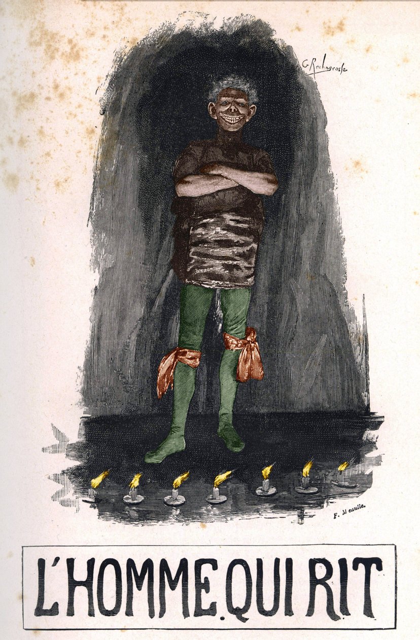 Gwynplaine, Umschlag von „Der lachende Mann“ von Unknown artist