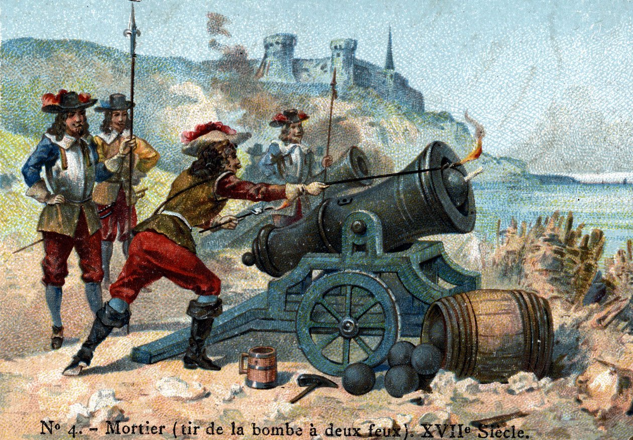 Mörser im 18. Jahrhundert von Unknown artist