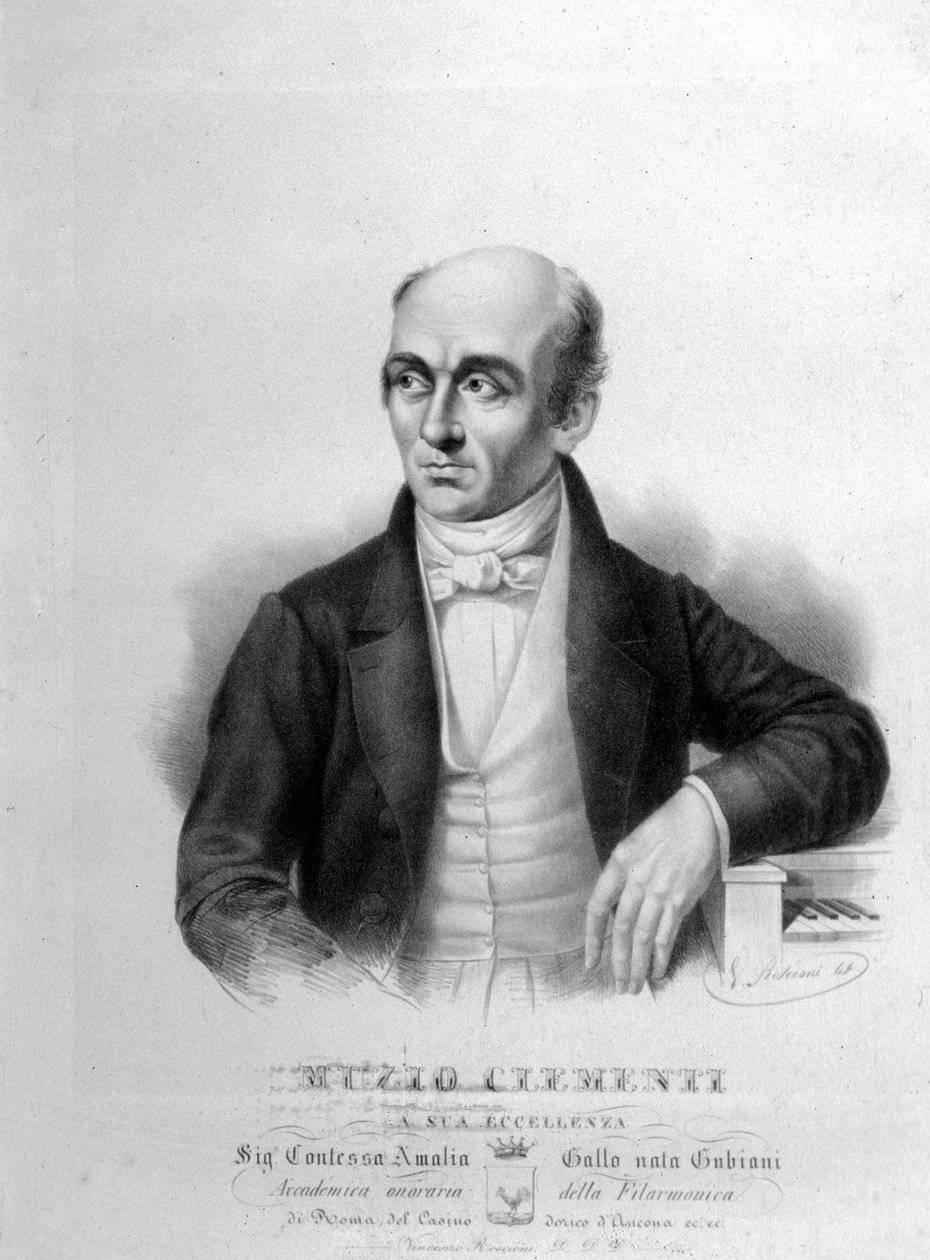 Muzio Clementi (1752-1832), italienischer Pianist und Komponist von Unknown artist