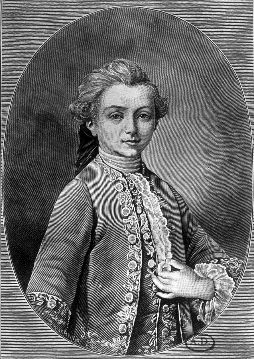 Porträt von André Chénier von Unknown artist