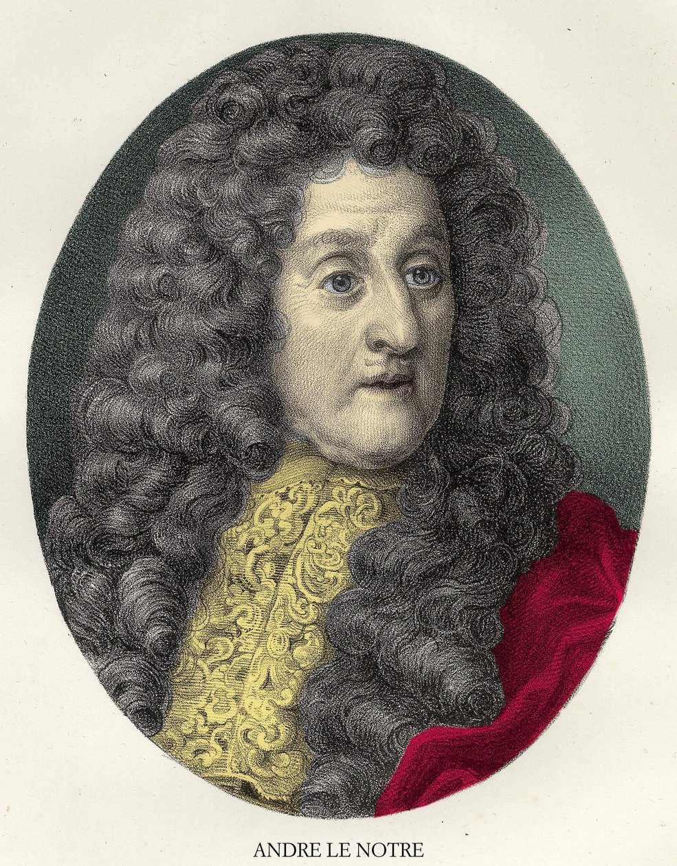 Porträt von André Le Nôtre (Lenotre) von Unknown artist