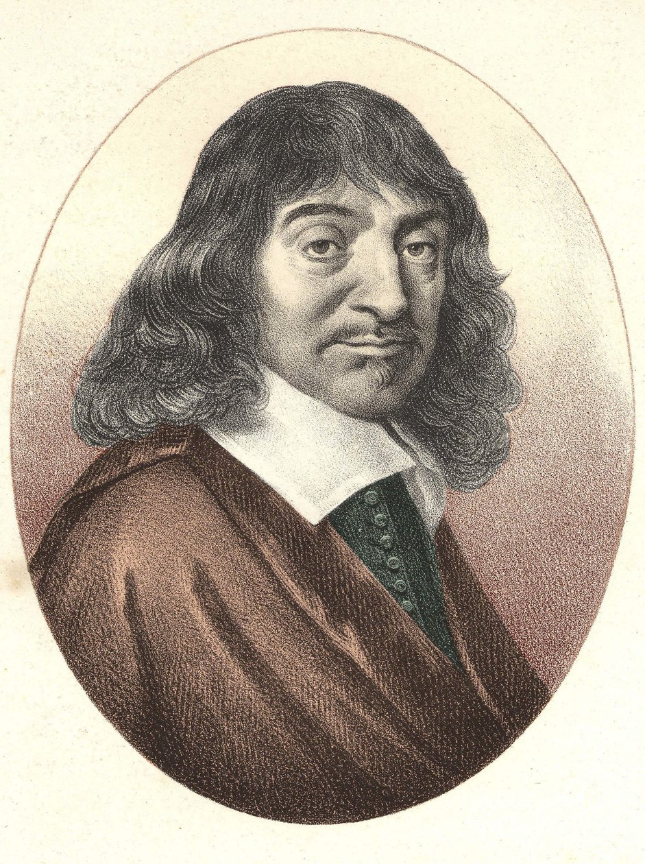 Porträt von Descartes von Unknown artist