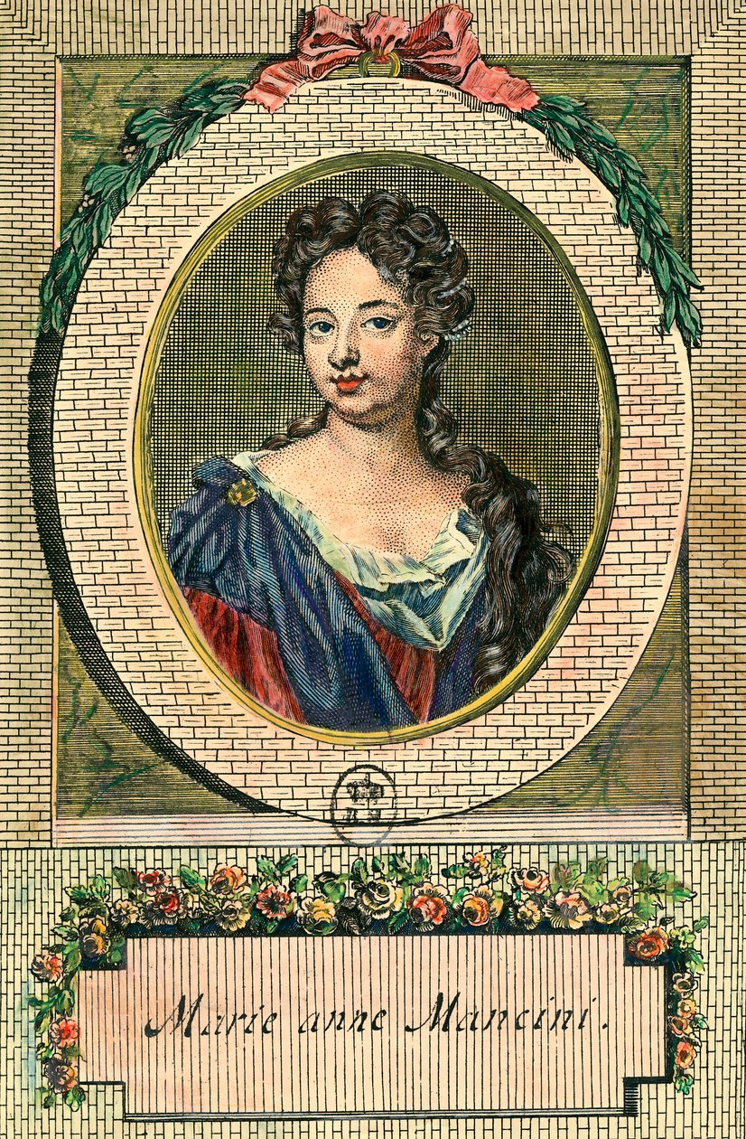 Porträt von Marie Anne Mancini von Unknown artist