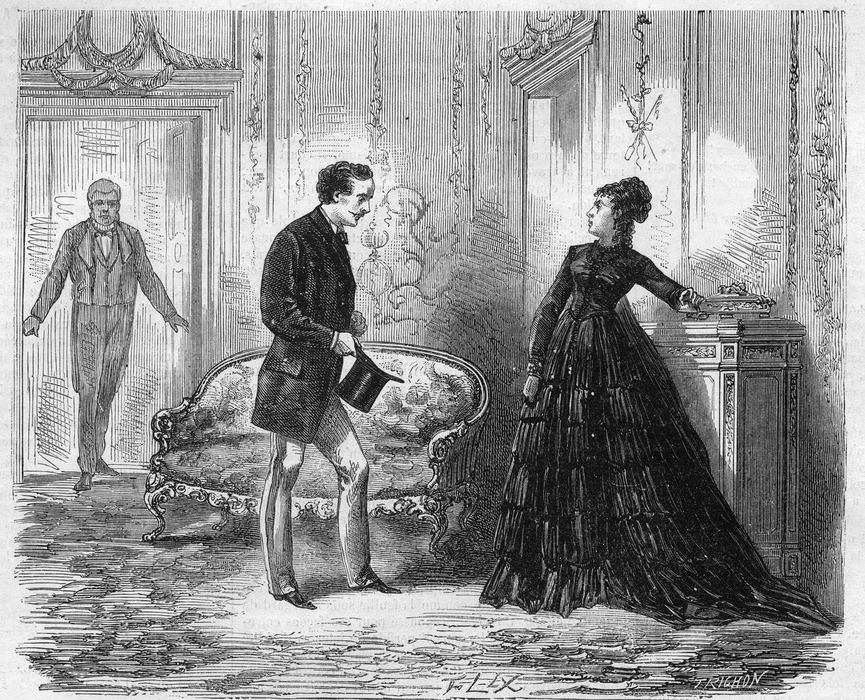 Théâtre Français am 25. Januar von Unknown artist