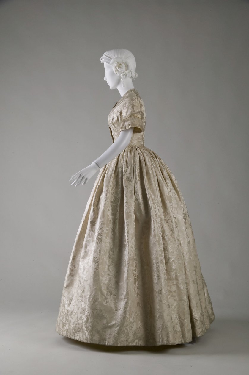 Hochzeitskleid (Seitenansicht) von Unknown artist