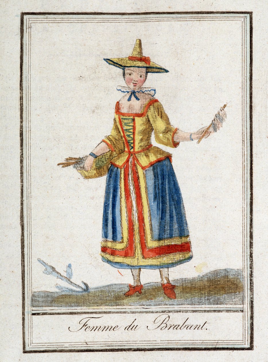 Frau aus Brabant (Belgien) von Unknown artist