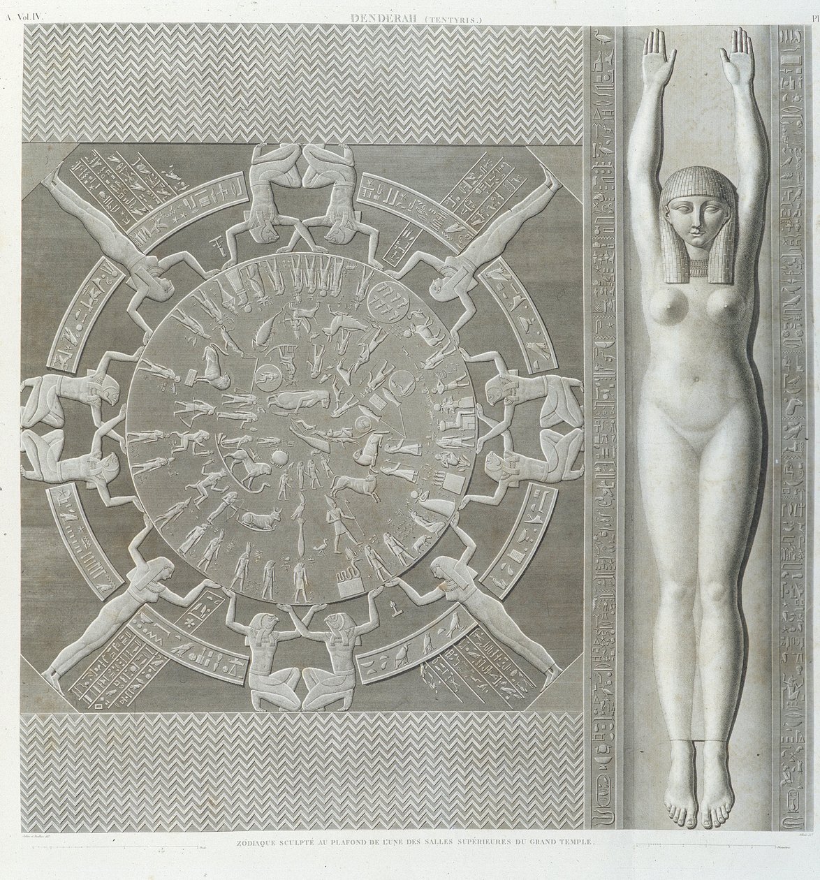 Zodiacs in „Beschreibung von Ägypten“, Kaiserliche Ausgaben von Unknown artist