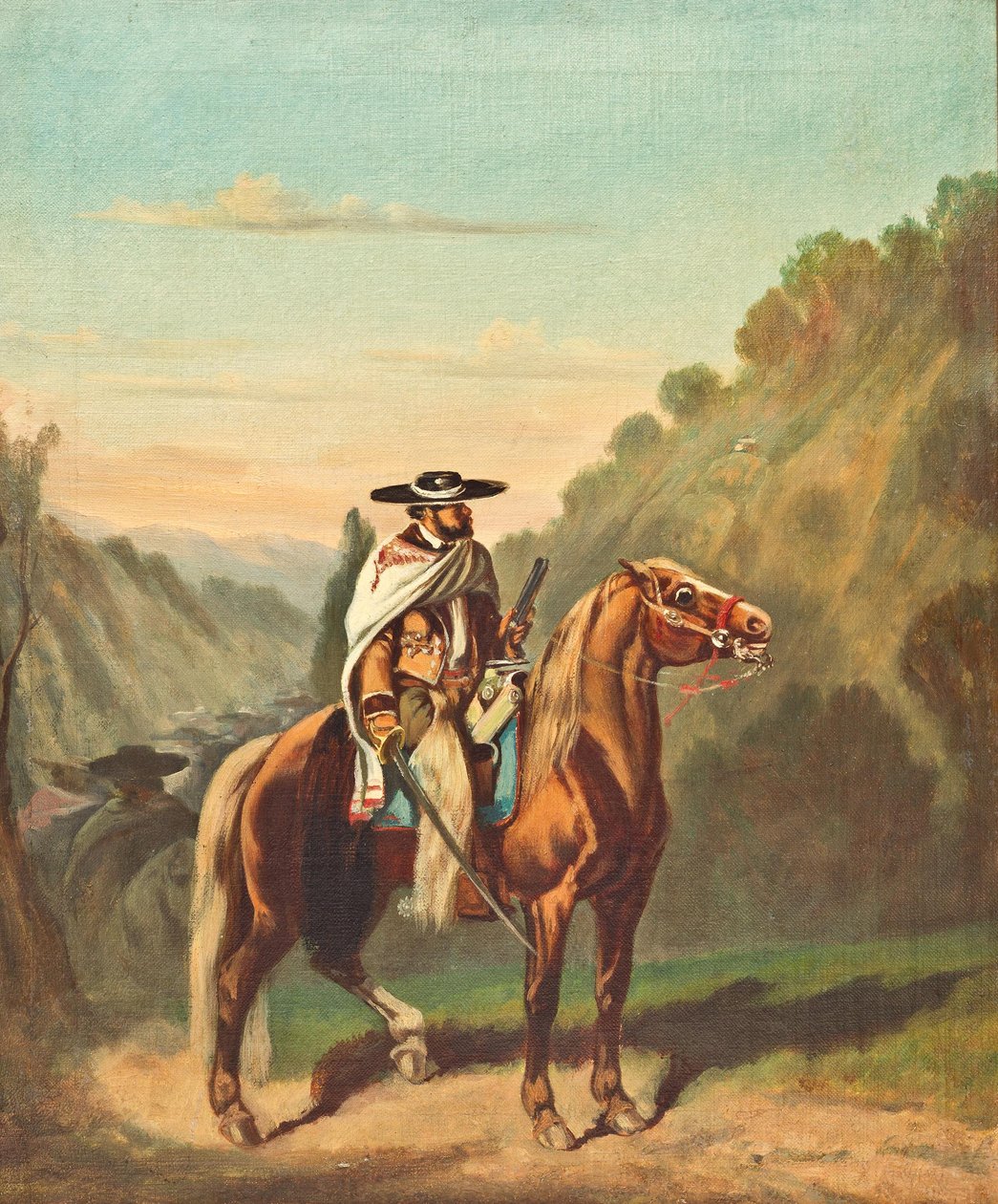 Chinaco mit Säbel und Pistole von Unknown artistUnknown artist