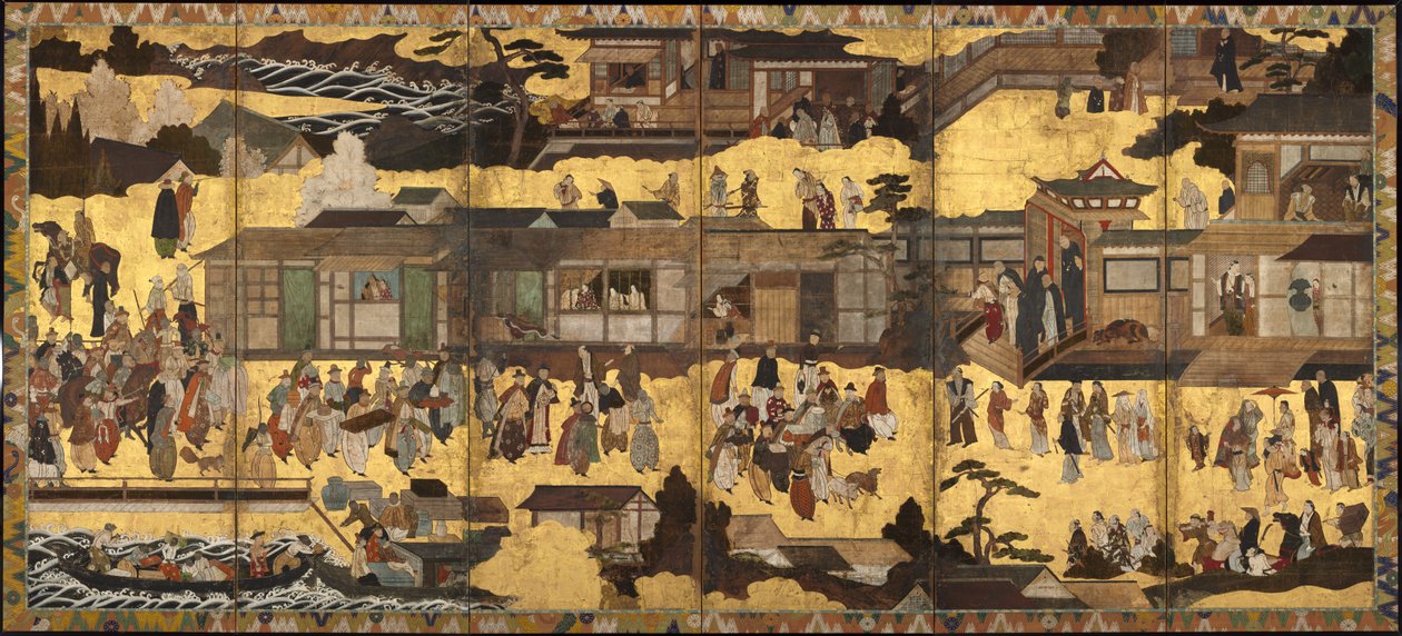 Ankunft der "südlichen Barbaren" von Unknown artist