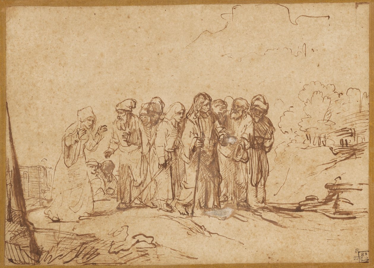 Christus und die kanaanäische Frau von Unknown artist