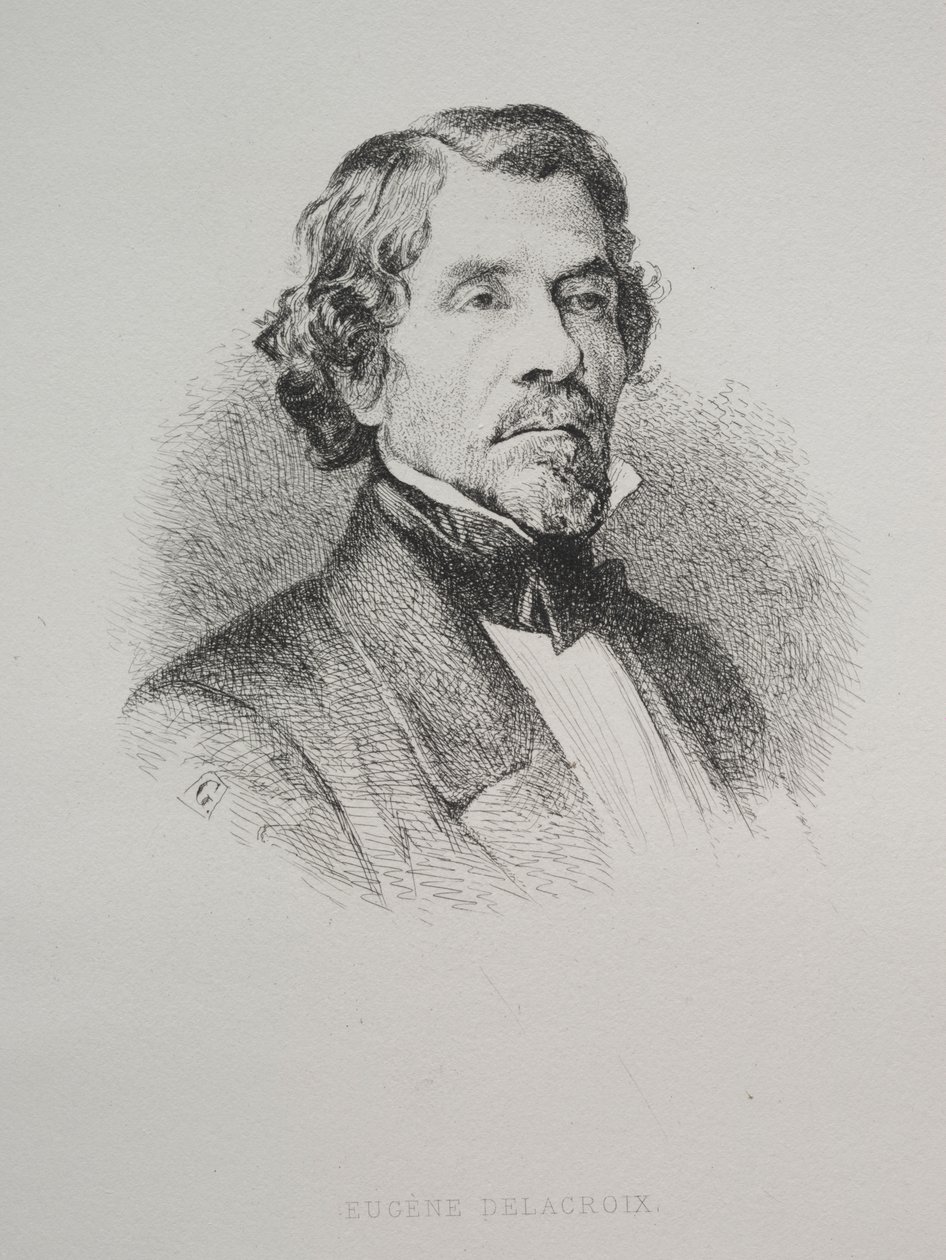 Eugène Delacroix von Unknown artist