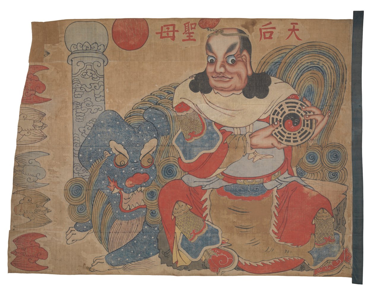 Flagge oder Wandbehang, der Ziwei Dadi darstellt von Unknown artist