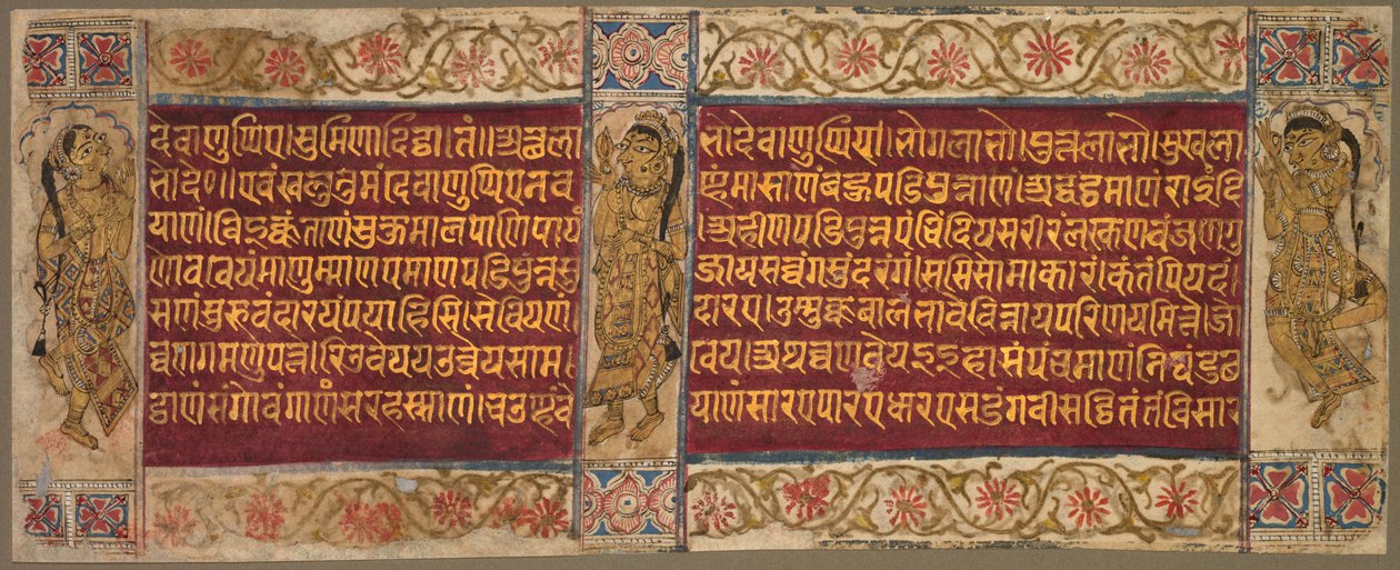 Folio mit tanzenden Frauen von Unknown artist