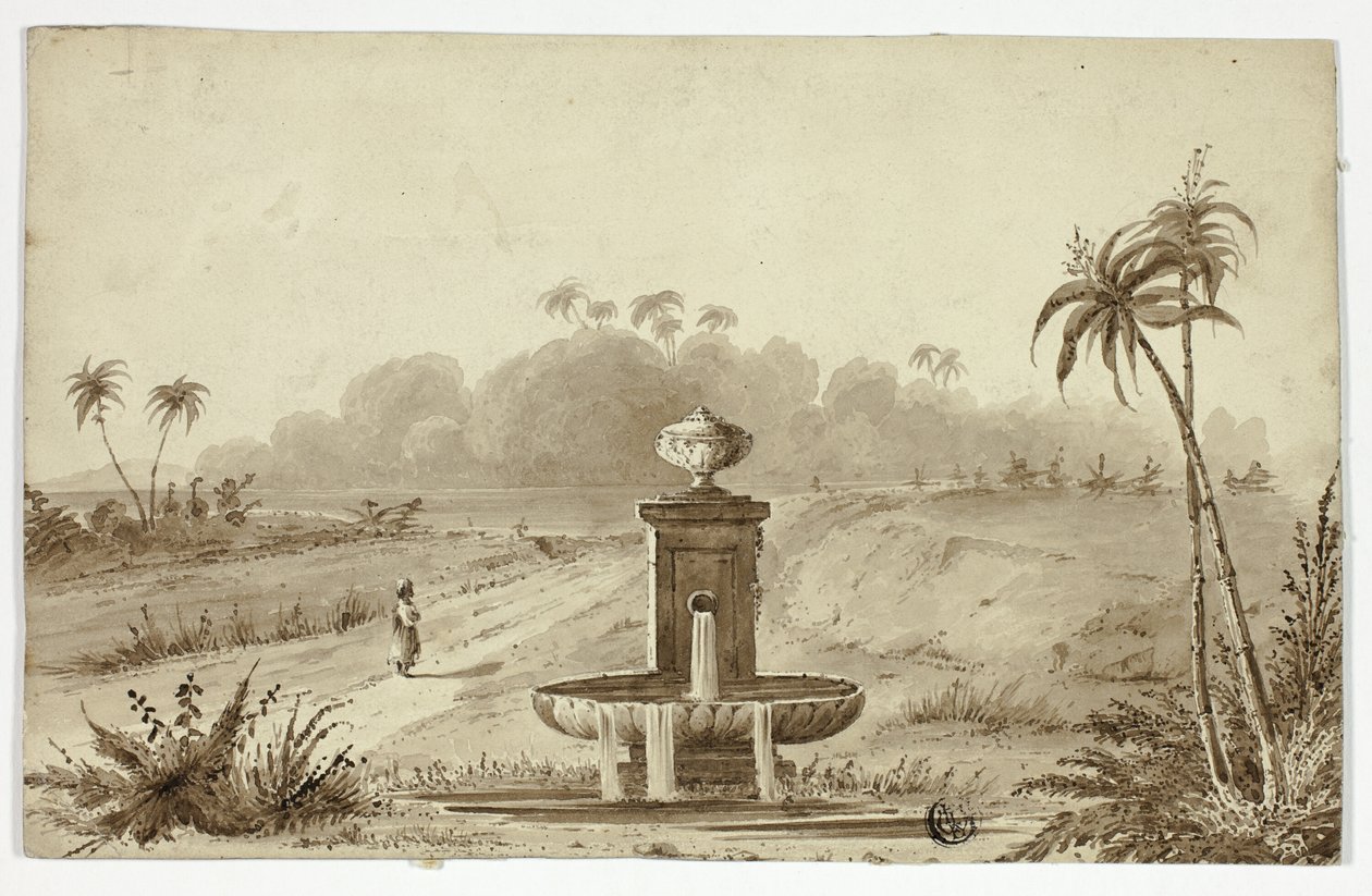 Brunnen in der Oase von Unknown artist