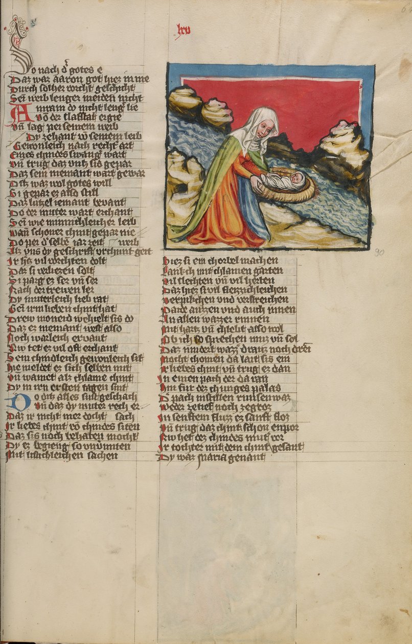 Moses im Fluss von Unknown artist