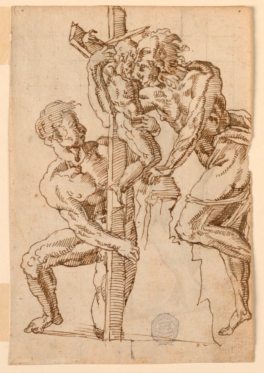 Seite eines Zeichenbuchs von Unknown artist