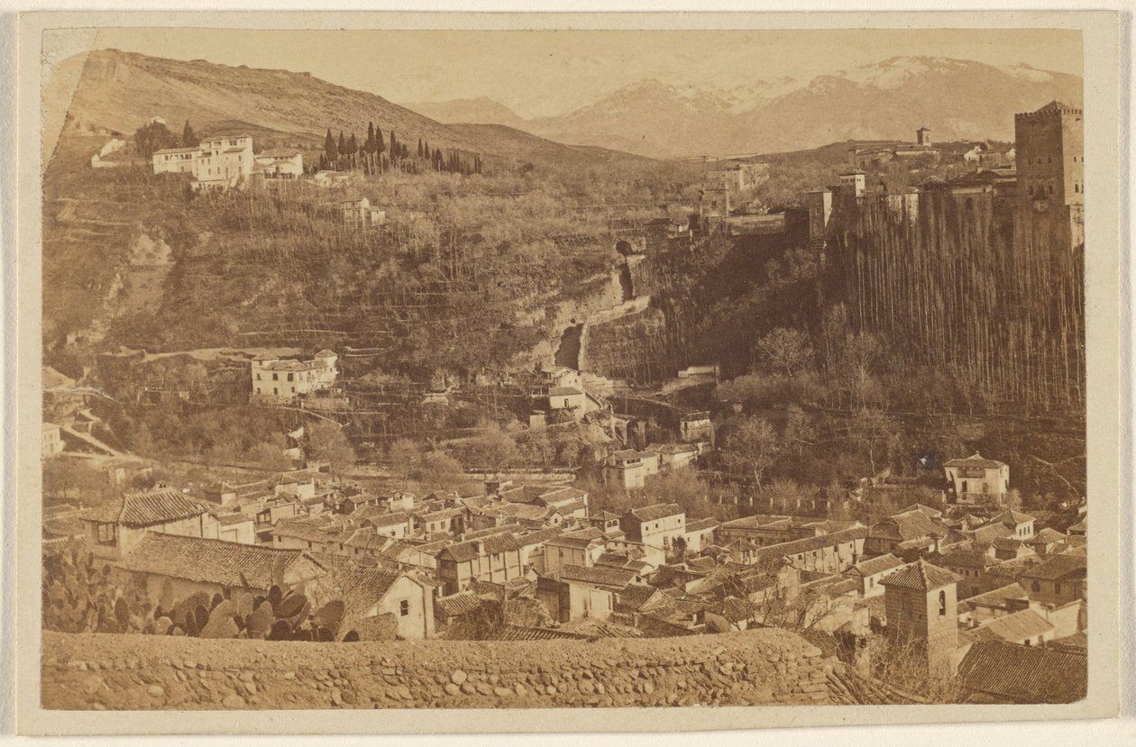 Panoramablick um die Alhambra von Unknown artist