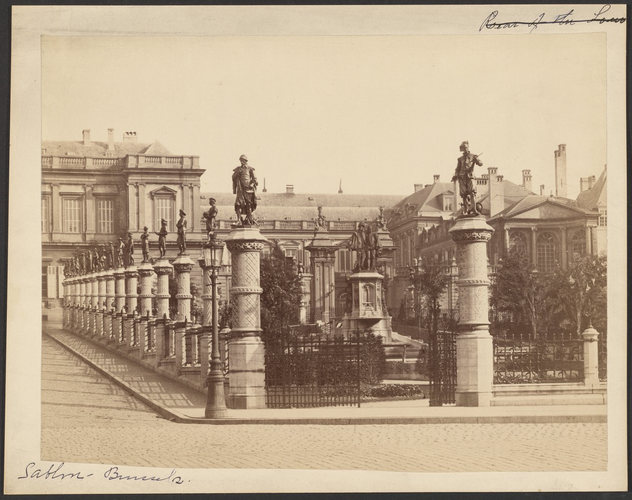 Petit Sablon Platz, Brüssel von Unknown artist