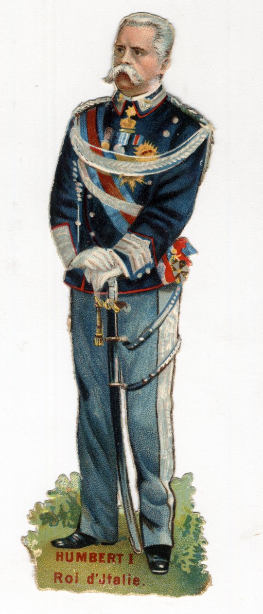 Porträt von Humbert I. (Umberto I.) von Unknown artist