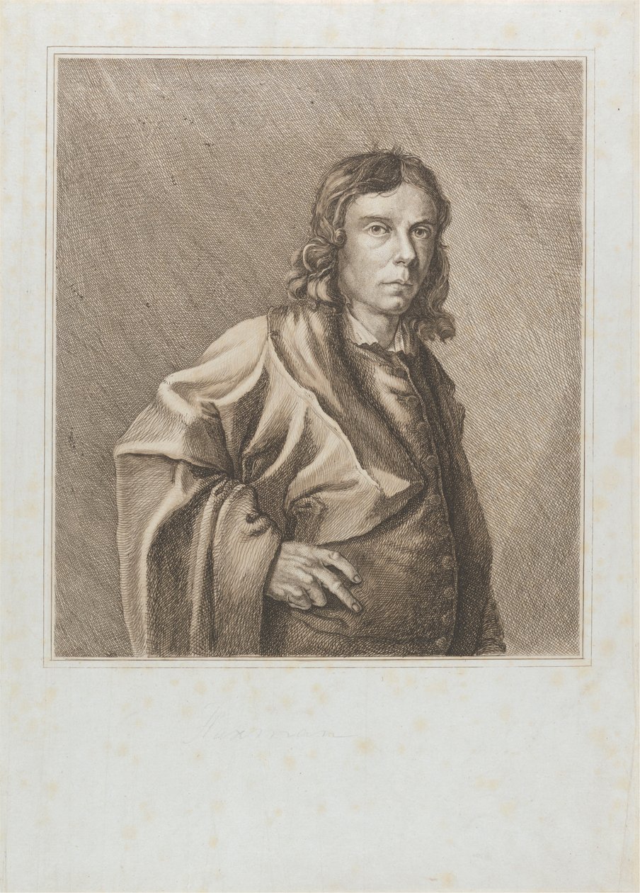 Porträt von John Flaxman von Unknown artist