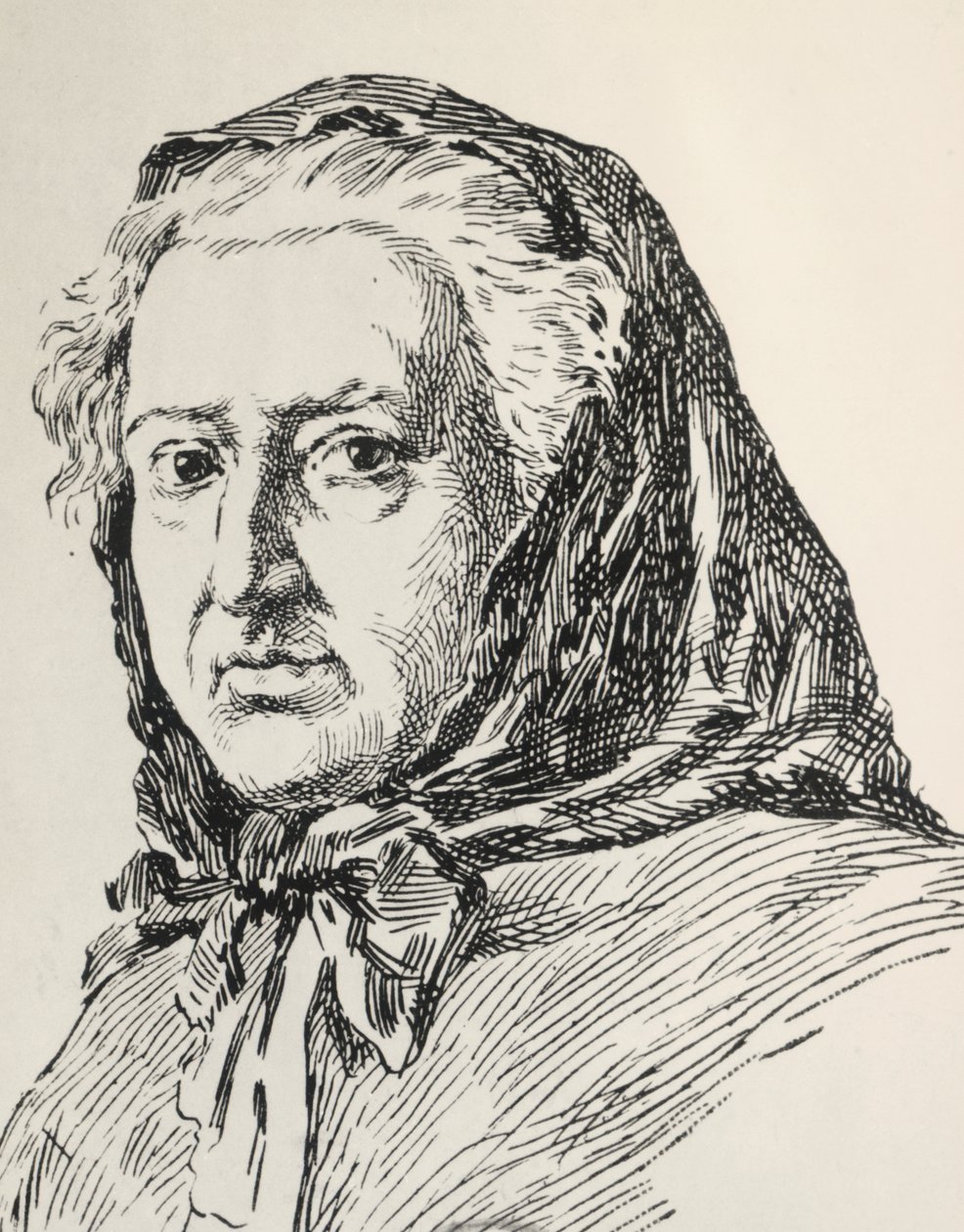 Porträt von Louise Ackermann von Unknown artist