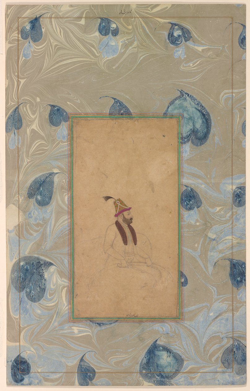 Porträt von Nadir Shah von Unknown artist
