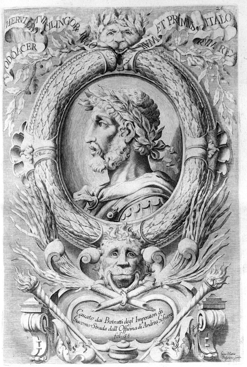 Porträt von Odoaker (433 - 493). von Unknown artist