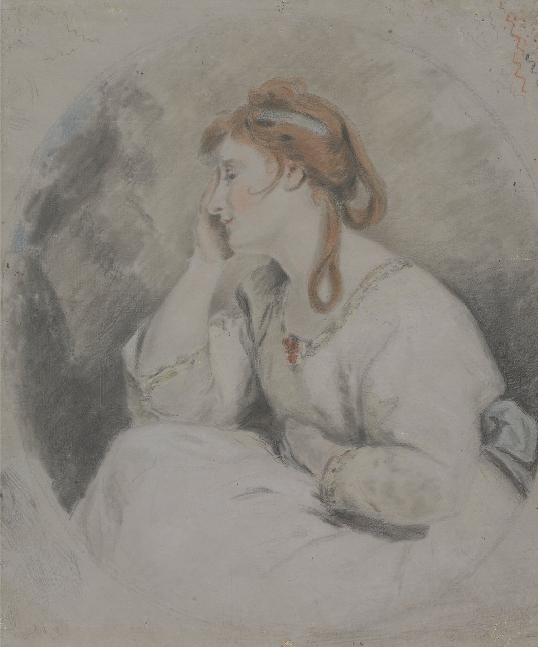 Porträt einer Dame von Unknown artist